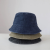 Hong Kong Style Retro Washed Denim Fisherman Hat Couple Fashion Distressed Short Brim Basin Hat Solid Color Japanese Style All-Matching Spring and Autumn