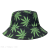 Casual Printed Maple Leaf Hat Autumn Outdoor Sun-Proof All-Matching Bucket Hat Korean Style Sun Protection Big Brim Double-Sided Wear Bucket Hat