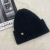 Korean Style Small Metal Iron Mark Knitted Hat Trendy Simple Cute Girl's Cap Winter Thermal and Windproof Atmosphere Woolen Cap