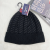 Korean Style Women's Simple Striped Knitted Hat Plush Lining Winter Warm Fashion Trendy Men's Woolen Cap