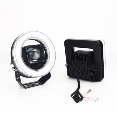定制LED工作灯方4.5寸工作灯辅助灯前照灯摩托车改装远近光前大灯