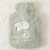Plush Hot Water Bag Rabbit Fur Teddy Plush Winter Heating Pad Portable Cute Cartoon Explosion-Proof Water Injection Hand Warmer Wholesale