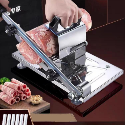 manual beef slices meat slicer stainless steel vegetable slicing machine household multi-functional cow lamb roll cut