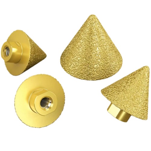 金刚石倒角器伞型磨头瓷砖大理石英石扩孔器角磨机锥形钻头开孔器