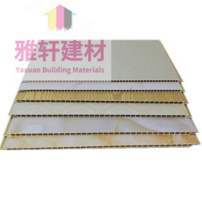 PVC Plastic Steel Indoor Wall Decoration Board Hotel Decoration Materials Stone Plastic Integrated Wall Panel