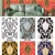 5D Three-Dimensional European Style Damascus Fine Pressure Wallpaper Waterproof Golden Cozy Bedroom Living Room Television Background Wall Wallpaper