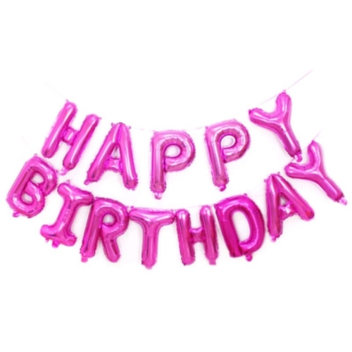 american version english happy birthday birthday letter aluminum foil balloon set birthday party decoration