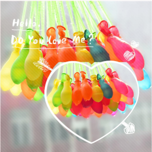 wholesale fast water balloon water fight game toy no. 3 water injection irrigation balloon in stock water balloon bunches