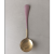 Internet Celebrity Big Head round Spoon Creative Gold-Plated Six-Color Stainless Steel Tableware Spoon