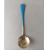 Internet Celebrity Big Head round Spoon Creative Gold-Plated Six-Color Stainless Steel Tableware Spoon