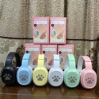 SYM-003 Colorful Luminous Cat's Paw Bluetooth Headset