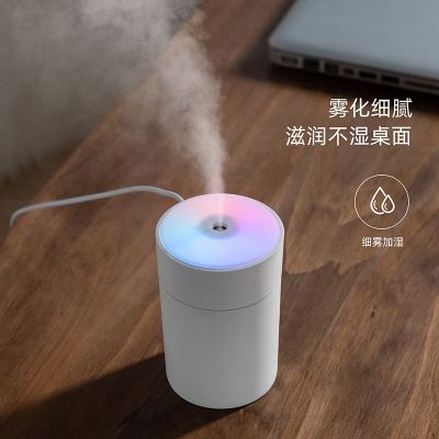 Js18 Small White Second Generation Colorful Cup Humidifier