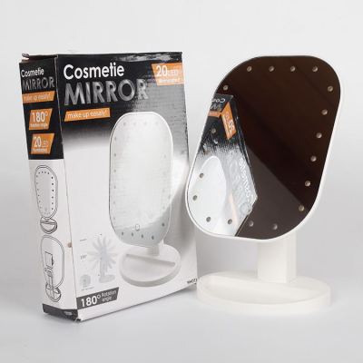 Hh071 Oval 20 Lamp Led Cosmetic Mirror Battery Type