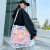College Style Canvas Bag Female Student Japanese Shoulder Bag Ins Large Capacity Crossbody Handbag Class Back Cloth Bag