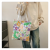 One-Piece Original Canvas Reticule Student Class Bag Fashion Graffiti Pattern Make-up Bag Stall Supply