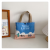 One Piece Dropshipping Fashion Trend Canvas Bag Desert Pixel Pattern Tote Bag Simple Make-up Bag Stall Supply