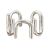 Zhiyun Argent Pur Single Circle Female Personality Letters Exaggerated Ins Niche Open 925 Sterling Silver Ring Does Not Fade Ornament
