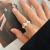 Zhiyun 925 Silver Accessories Female Personality Special Interest Light Luxury High-Grade INS Style Elegant Pearl Ring Non-Fading Batch