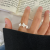 Zhiyun 925 Silver Accessories Female Personality Special Interest Light Luxury High-Grade INS Style Elegant Pearl Ring Non-Fading Batch