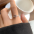 Zhiyun Little Flower Hollow Delicate Open Ins Style Argent Pur Ring 925 Sterling Silver Ring Non-Fading Ornament Wholesale