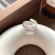 Zhiyun Ins Cold Style 925 Sterling Silver Ring Female Exaggerated Minority Fashion Ring Open Irregular Personality Ring