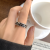 Zhiyun Vintage Thai Silver Ornament Men's Personalized Index Finger Fashion 925 Sterling Silver Ring Non-Fading Hip Hop Exaggerated Ring
