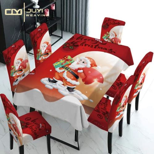 juyi cross-border christmas table 7-piece set holiday supplies christmas decorations daily necessities table supplies