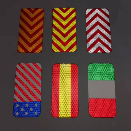medium reflective color stripes adhesive sticker factory direct sales