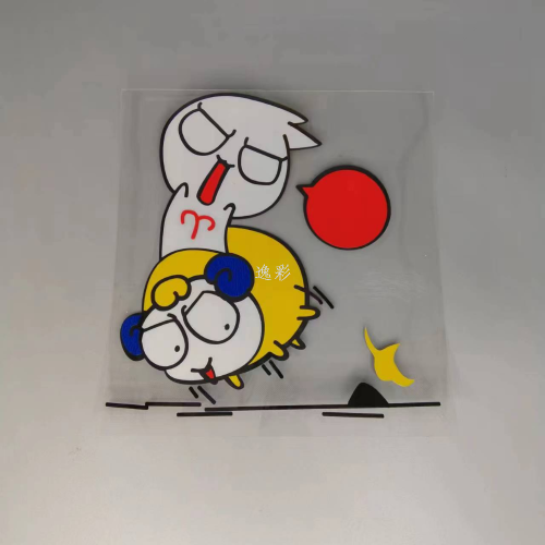 cartoon adhesive sticker factory direct sales