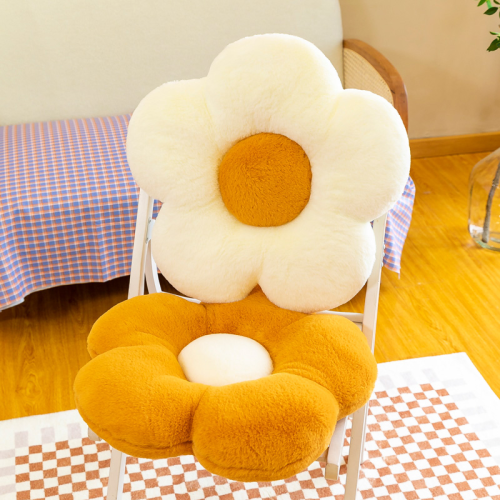plush toy doll rabbit fur flower doll pillow cushion student petal futon sunflower pillow cushion