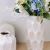 Ceramic Vase Special Glazed Open-Bone Pattern Vase Home Ornament Model Room Decoration Decoration Small Caliber White