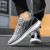Fashion Casual Men's Shoes Sneakers Mesh Shoes Cross-Border Large Size Fly Woven Mesh Running Shoes Breathable Casual Shoes