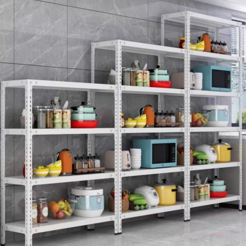 角钢家用货架置物架多层落地厨房储物架子阳台库房仓库超市展示架