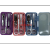 Three-Color Plastic 4Pcs Silver Nail Scissor Set Earpick Mixed Nail Clippers Kit