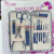 Purple 15-Piece Set High Quality Gift Cuticle Nipper Nail Clippers Suit Family Nail Scissor Set Suit