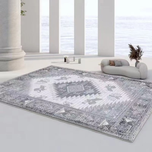 天宏地毯土耳其民族风地毯波斯美式复古客厅地毯亲肤法兰绒地毯垫