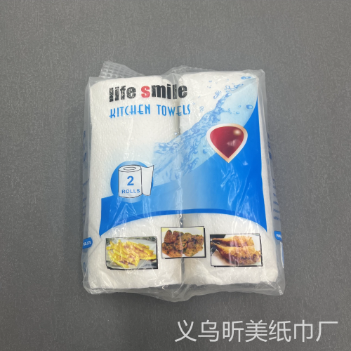 foreign trade tissue hollow roll paper wholesale export embossed roll paper three layers two rolls kitchen tissue toilet paper