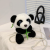 Foreign Trade Cute Panda Doll Women's Shoulder Bag Crane Machines Gift Panda Bag Wholesale Cartoon Plush Crossbody Bag