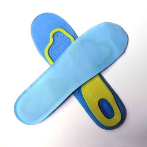 factory wholesale foreign trade gel silicone insole silicone shock absorber sweat-absorbing breathable tpe gel shoe-pad