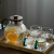 Glass tea set,High borosilicate glass teapot，Transparent glass kettle，Glass juice pot，High temperature resistant drinking water kettle