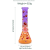 Glass Smoking Set Hookah Pipe Glass Smoke Pipe Glass Tobacco Pipe 3d Water Pipe Valentine's Day Hookah