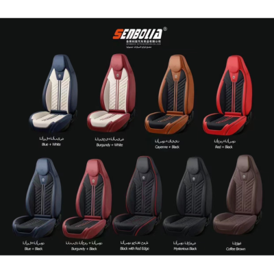 Napa Leather Car Seat Cushion High Quality Luxury Design Four Seasons Universal Santa Bolia