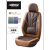 2024 New Full Leather Punching Car Cushion Seamless All-Inclusive Car Soft Sofa