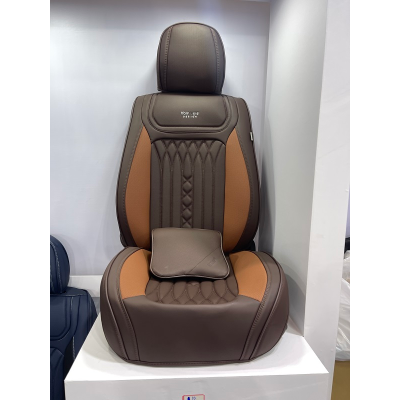 2024 New Car Full Leather Cushion Seamless All Covered Fashion Luxury Design Car Soft Sofa