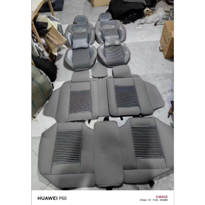 Car Seat Cushion Napa Leather Seamless All-Inclusive Car Soft Sofa 5pcs/Set