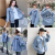 2023 Autumn and Winter Miscellaneous Lady's Denim Jacket Jacket Running Volume First-Hand Supply Tail Goods Wholesale