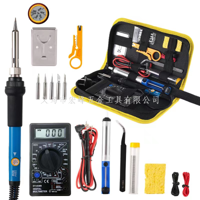 Adjustable Temperature Electric Soldering Iron Welding Tool Kit Package 936 Soldering Iron 60W