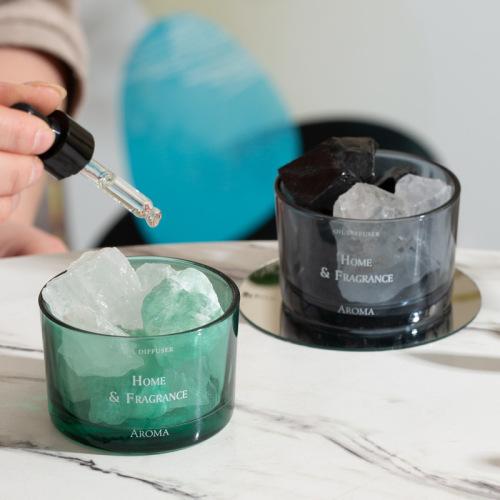 Fire-Free Aromatherapy Fragrant Stone Crystal Stone Bedroom Girls Light Perfume Household Essential Oil Fragrance Decoration Factory Wholesale