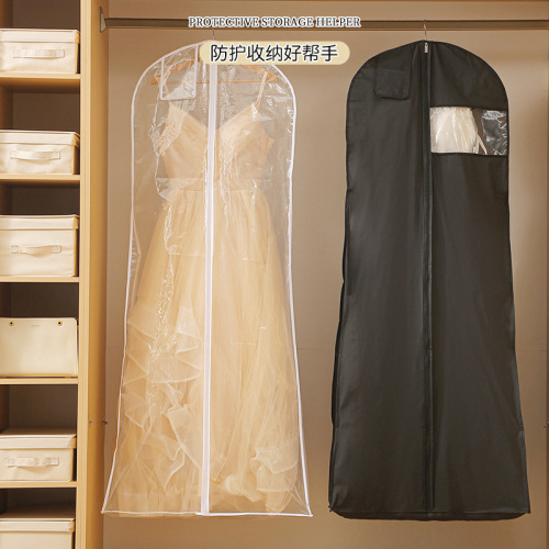 防尘衣罩家用大衣婚纱防尘袋加厚手提西装挂衣袋可折叠衣服防尘套
