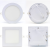 Aluminium Slim Surface Recessed Mounted Frameless Panel Lamps 3W 6W 9W 15W 12W 24W 18W Ceiling Led Light Panel